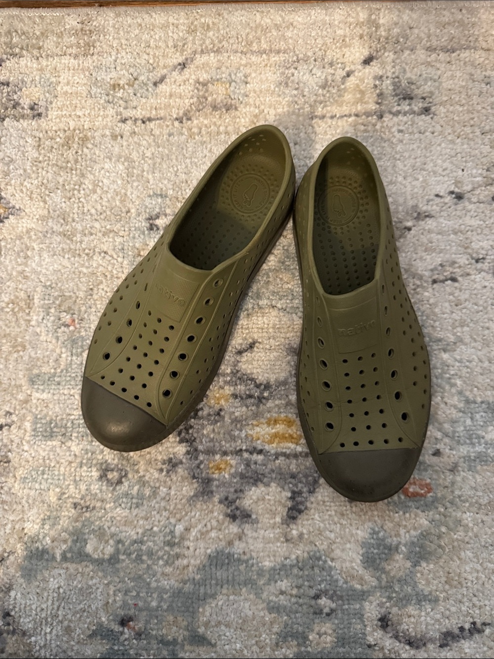 Native Kids Olive Green Water Shoes